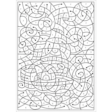 Tessloff Malen nach Zahlen mit Farbtafel