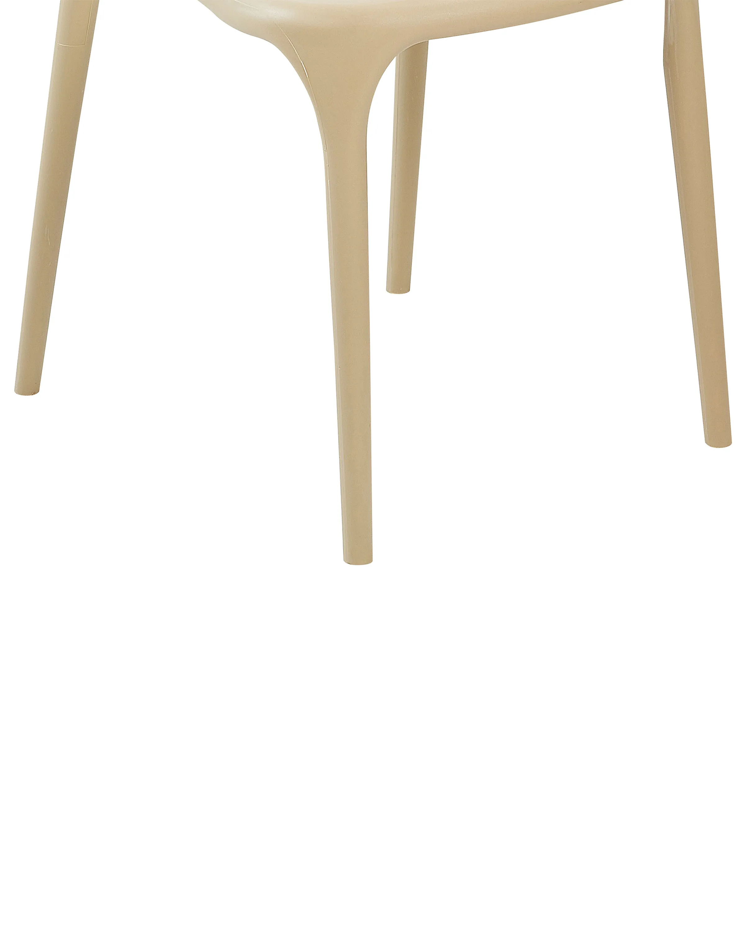 Set van 4 tuinstoelen GUBBIO Zandbeige