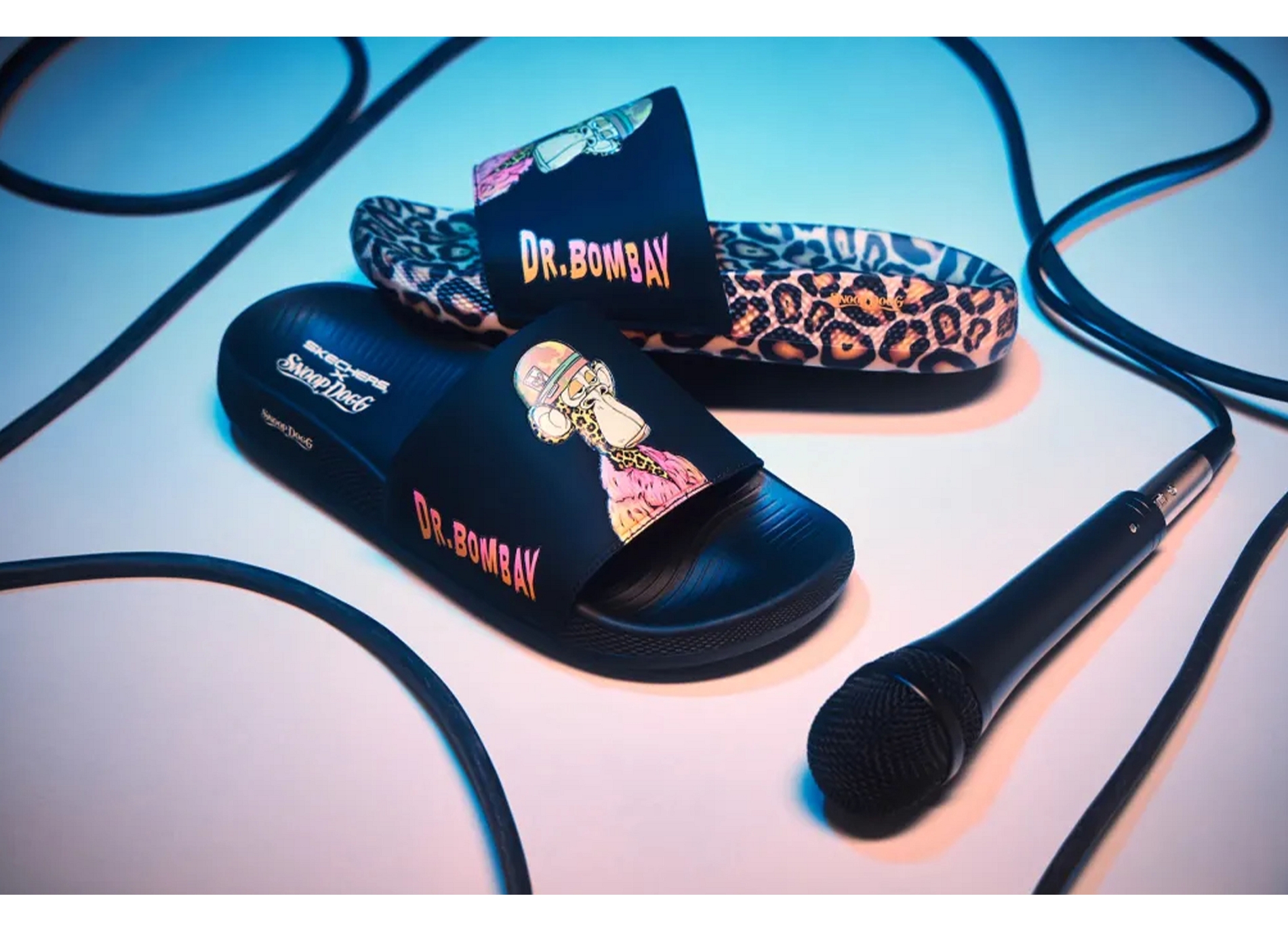 Sandal dr bombay noir léopard