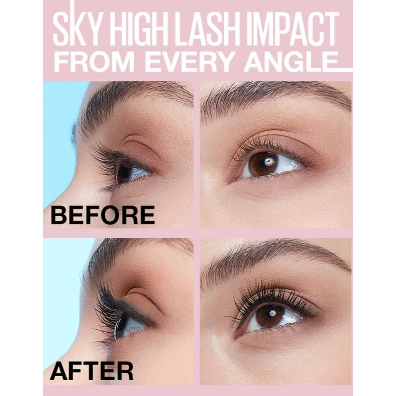 Maybelline Lash Sensational Sky High Mascara DUO 2 x 7,2 ml - Very Black