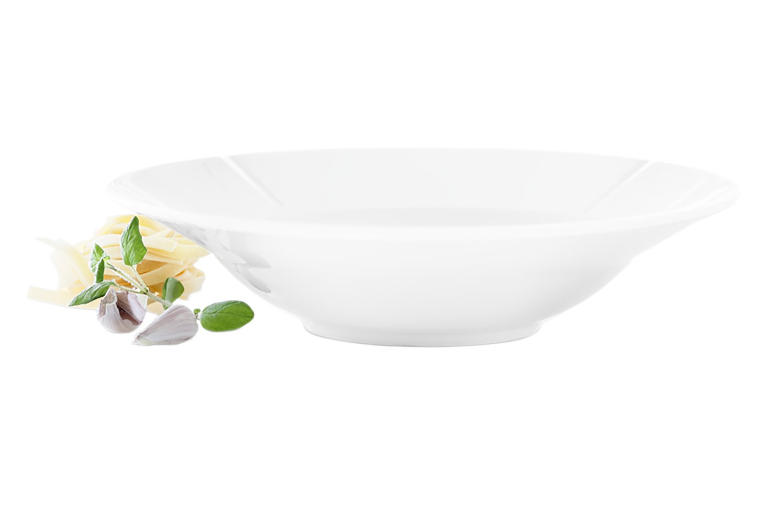 Grand Cru dyp tallerken Hvit porselen. Ø25 cm