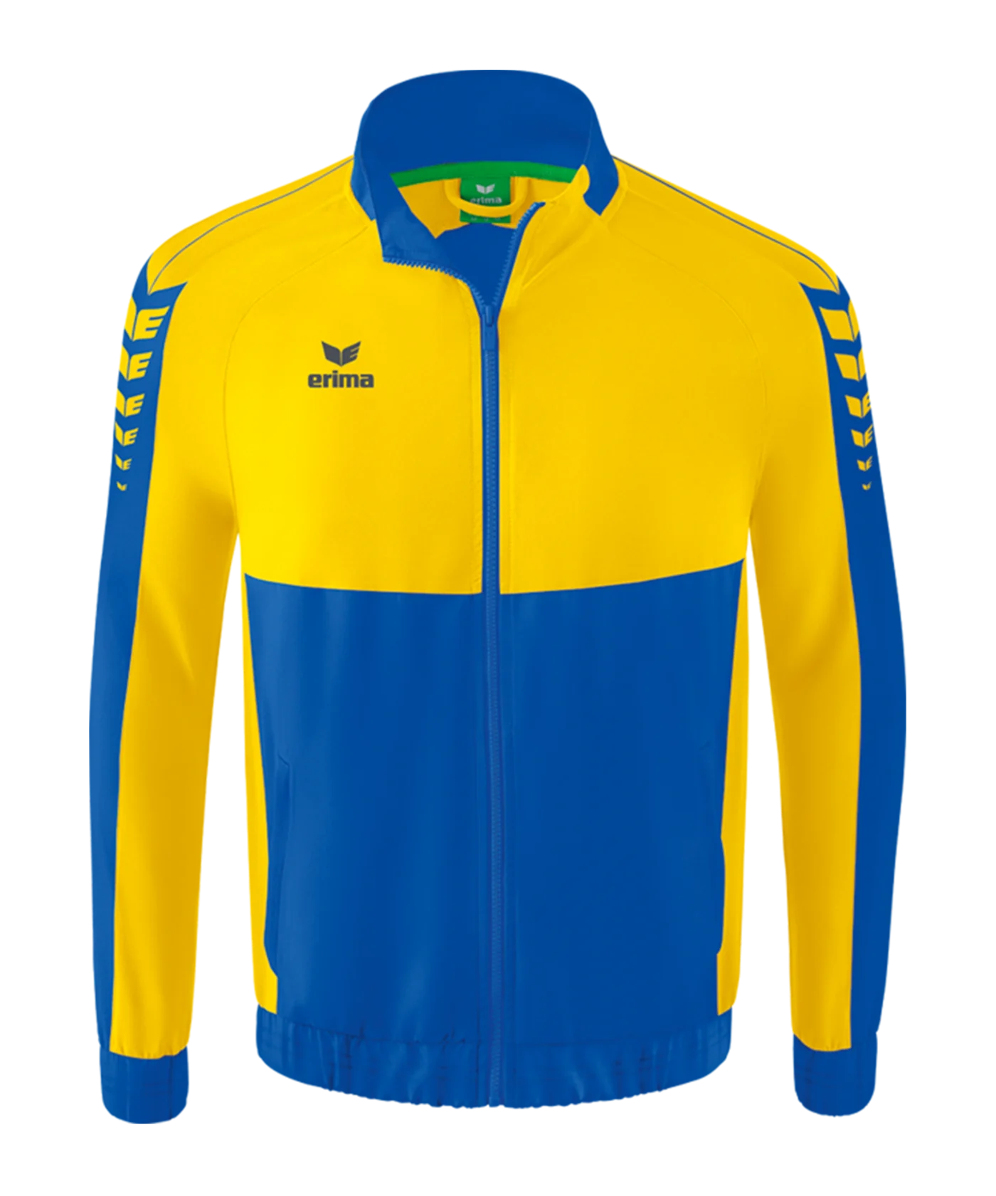 Erima SIX WINGS Präsentationsjacke Blau Gelb