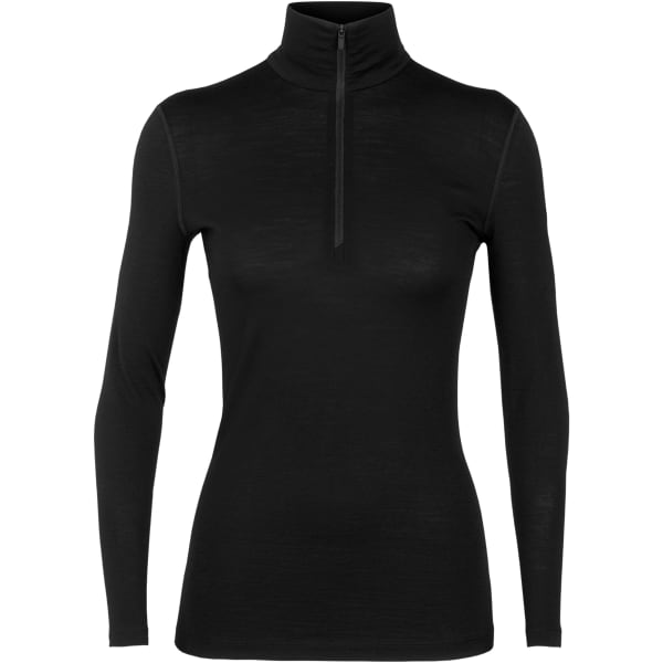 T-shirt thermique ICEBREAKER W 200 OASIS LS HALF ZIP BLACK