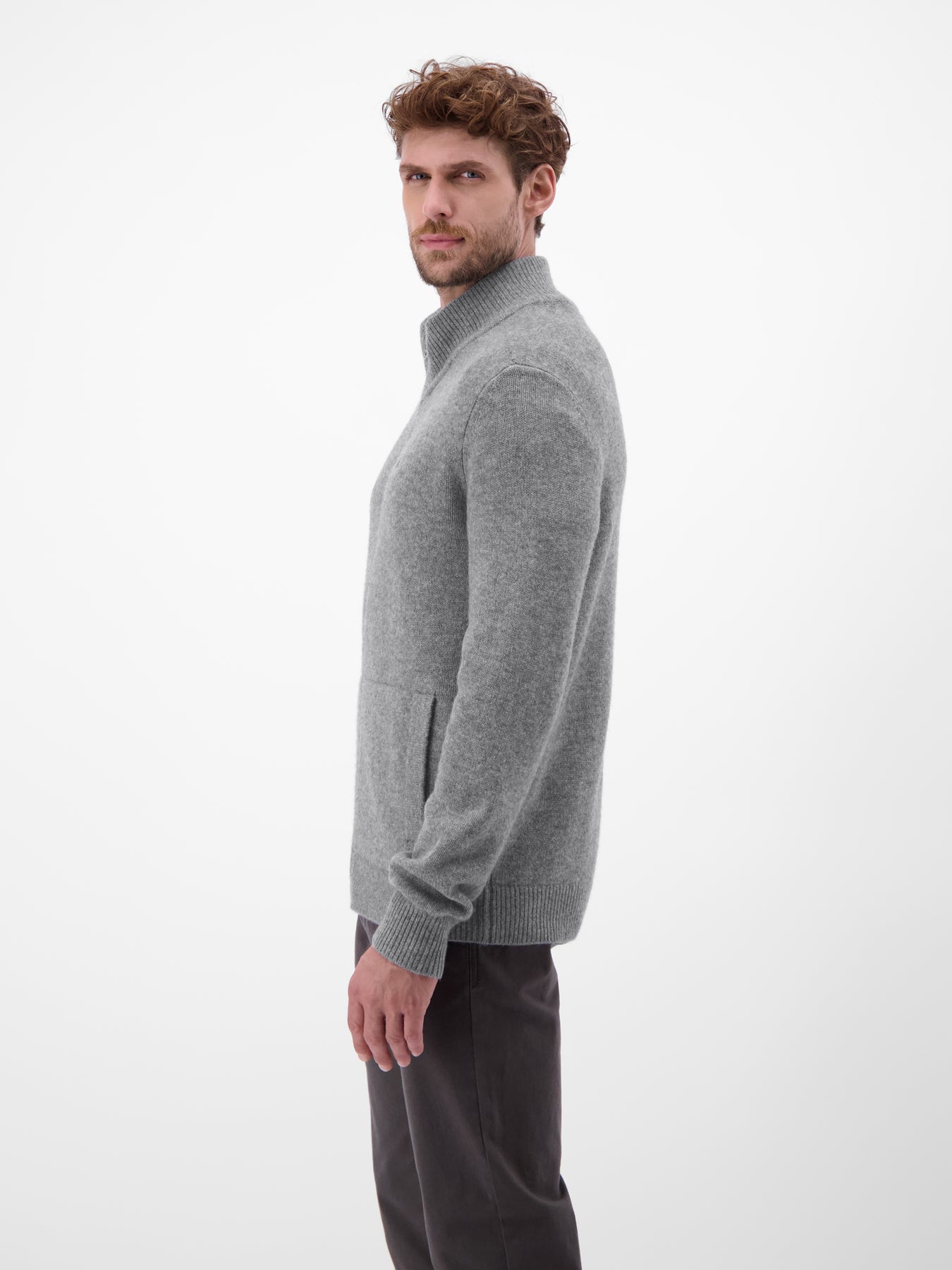 Strickjacke aus  Schurwoll-Kaschmir-Mix, stilvoll und lässig