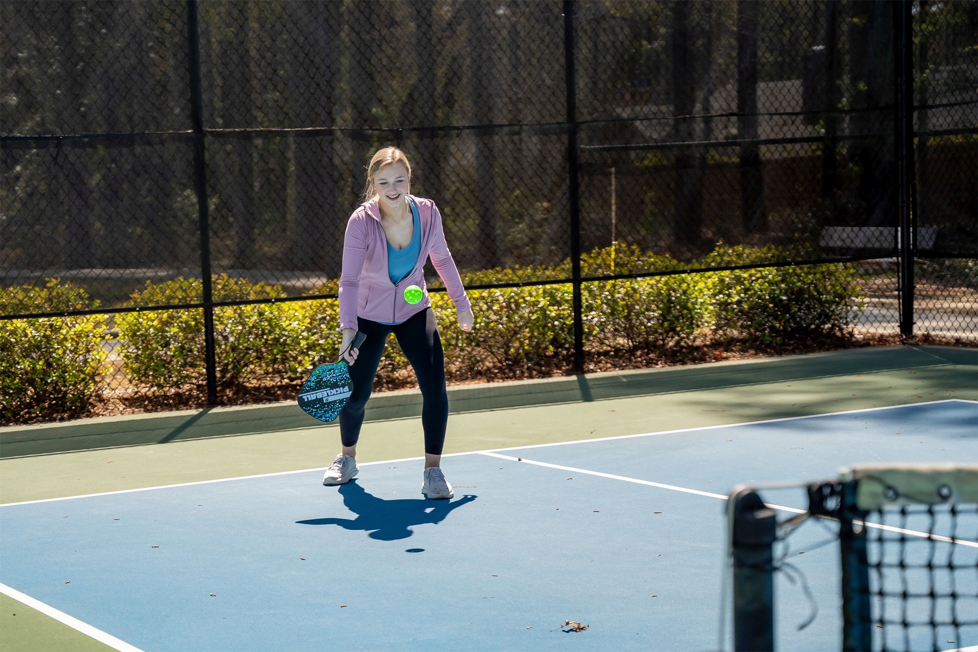 sunflex sport Pickle Ball Schlägerset 2 teilig inklusive Ball und Aufbewahrungstasche