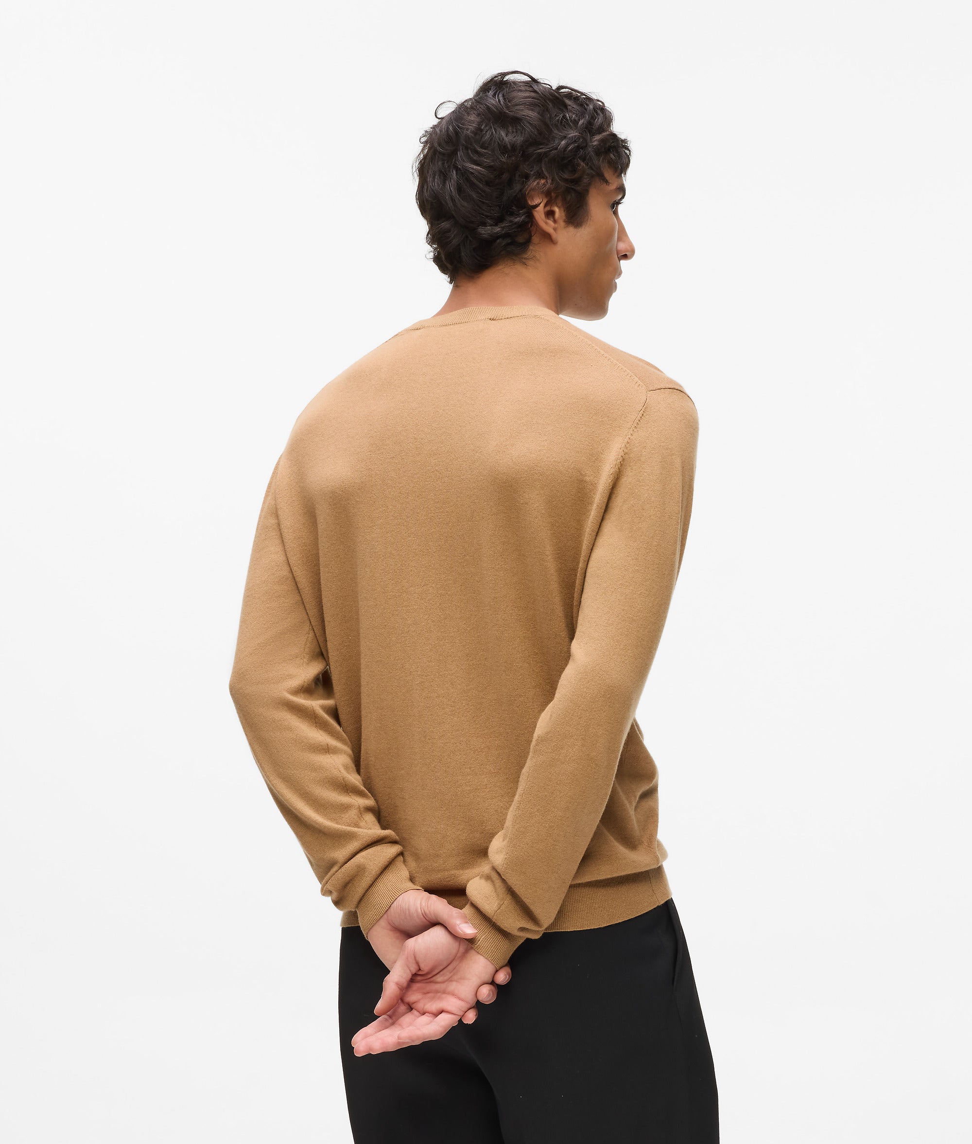 Gebreide ronde hals sweater