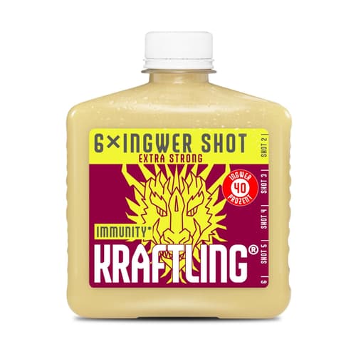 Kraftling Flachmann Ingwer Extra Strong 360ml - Drache