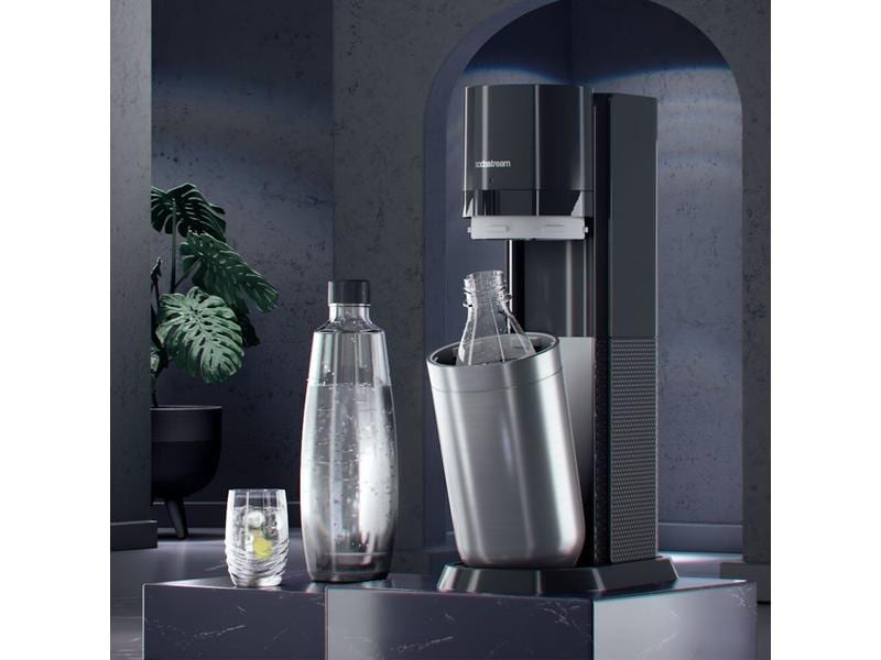 Sodastream Wassersprudler Duo Megapack Schwarz Design-Wassersprudler-Set