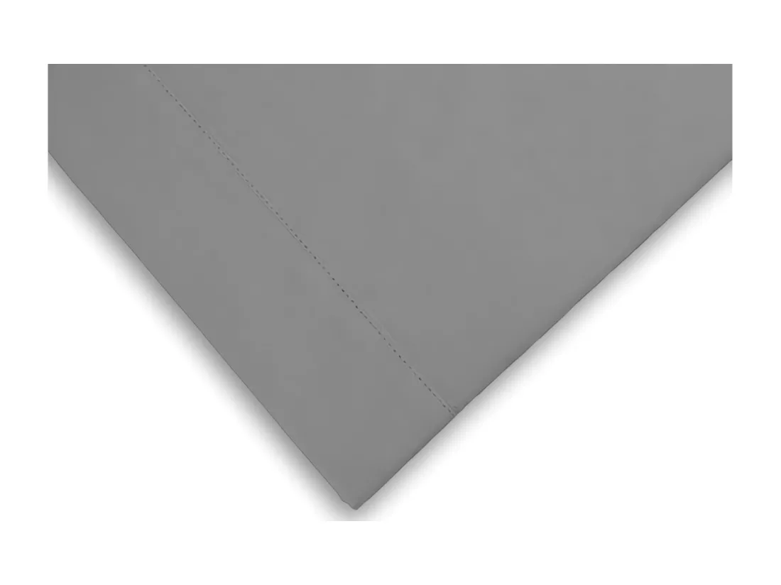 Housse de couette en coton 240x220 cm PERCALE gris, par Soleil d'ocre