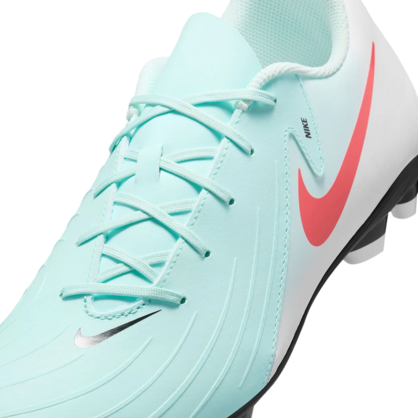 Nike Phantom GX II Club Gras / Kunstgras Voetbalschoenen (MG) Mintgroen Rood Zwart