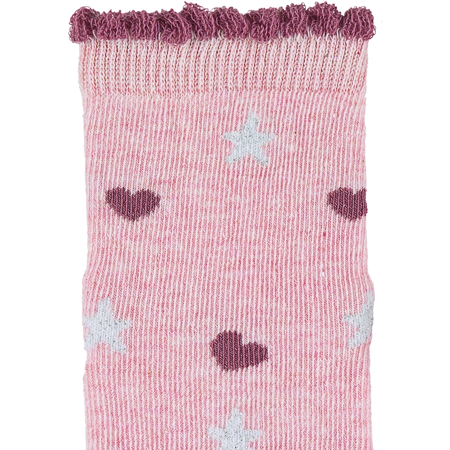 Sterntaler Glitzerflitzer AIR Herzen rosa melange