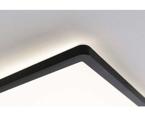 LED paneel 19W 1600 lm 3000 K 29,3x29,3 cm + achtergrondverlichting Auria zwart