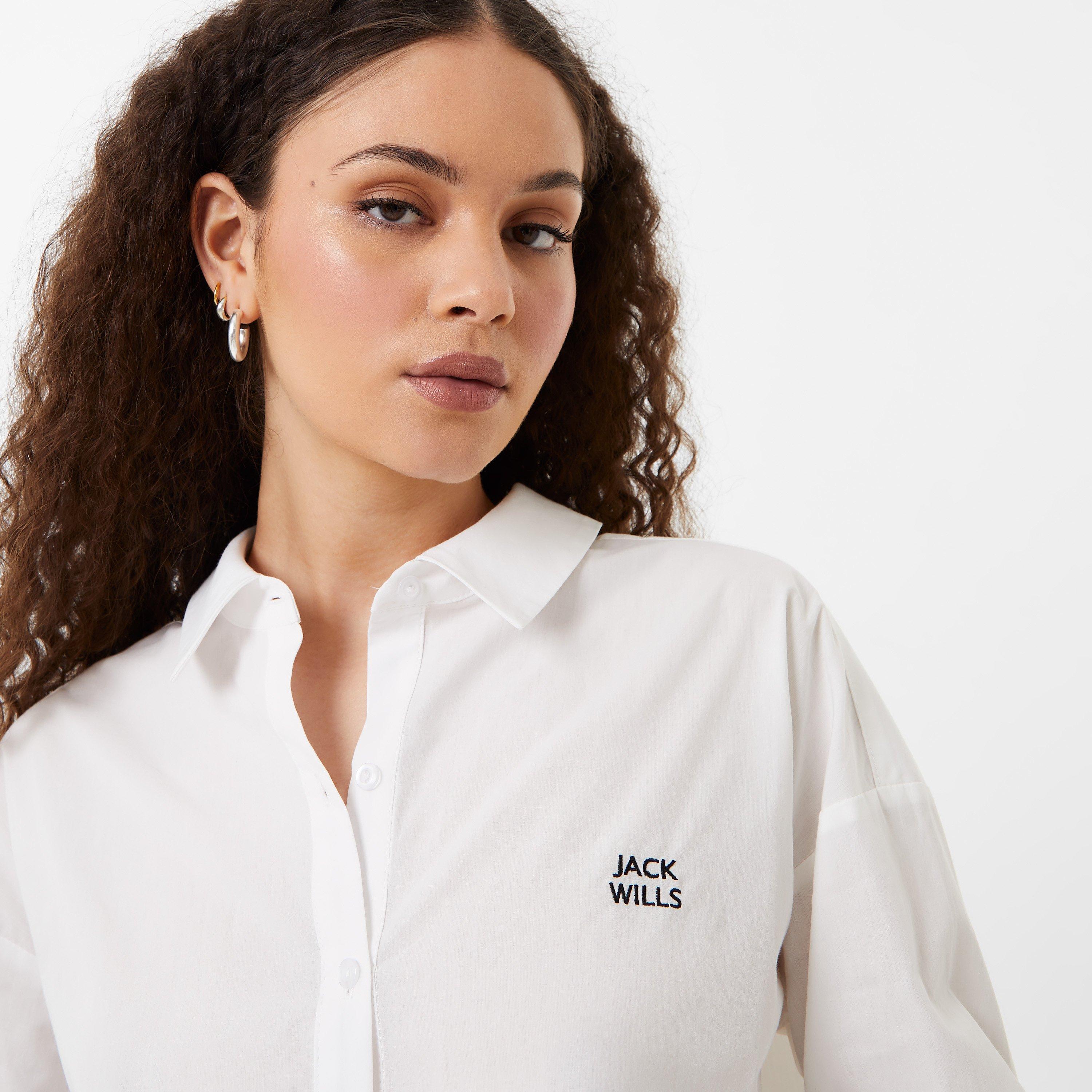 Jack Wills JW Cropped Logo Shirt