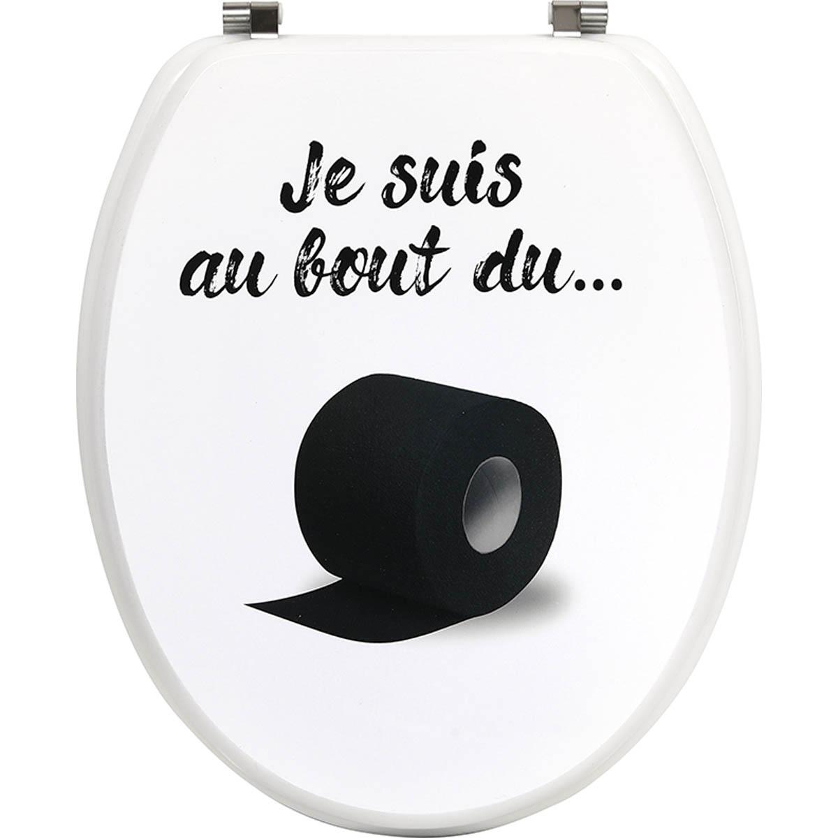 ABATTANT WC 18 POUCES ATTACHES ACIER INOXYDABLE BOUT ROULEAU