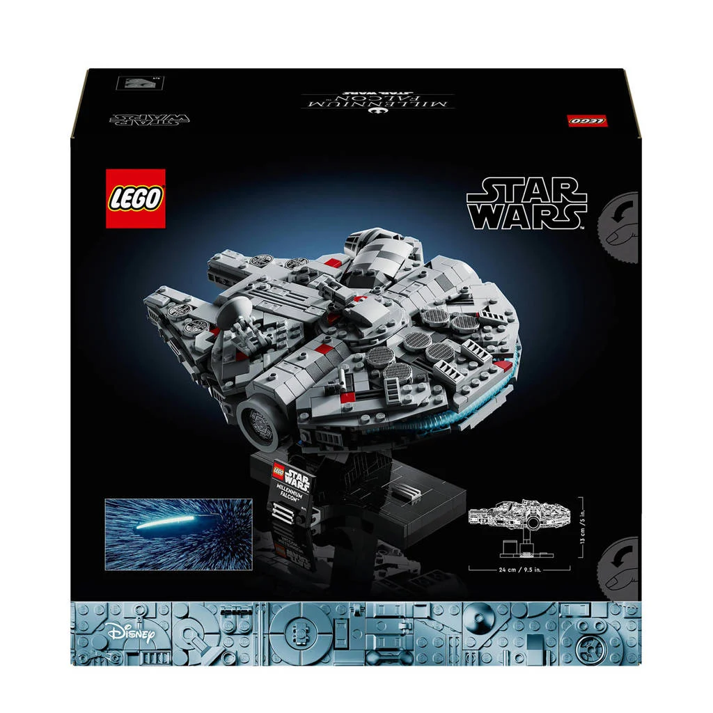 Top productMillennium Falcon Ruimteschip Bouwpakket voor Volwassenen 75375
