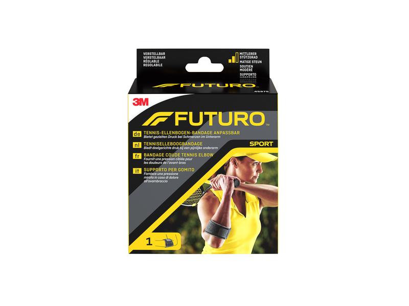 3M Futuro Sport Tennis-Ellbogenbandage anpassbar 1 Stück Bandage für Tennis-Ellbogen