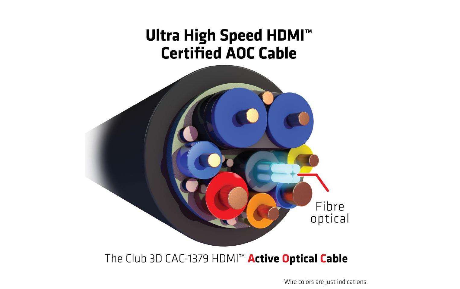 Optisches Kabel CAC-1379 4K120Hz/8K 60Hz HDMI - HDMI, 20 m<br>Aktives optisches Ultra-High-Speed HDMI-Kabel mit 20 Metern Länge