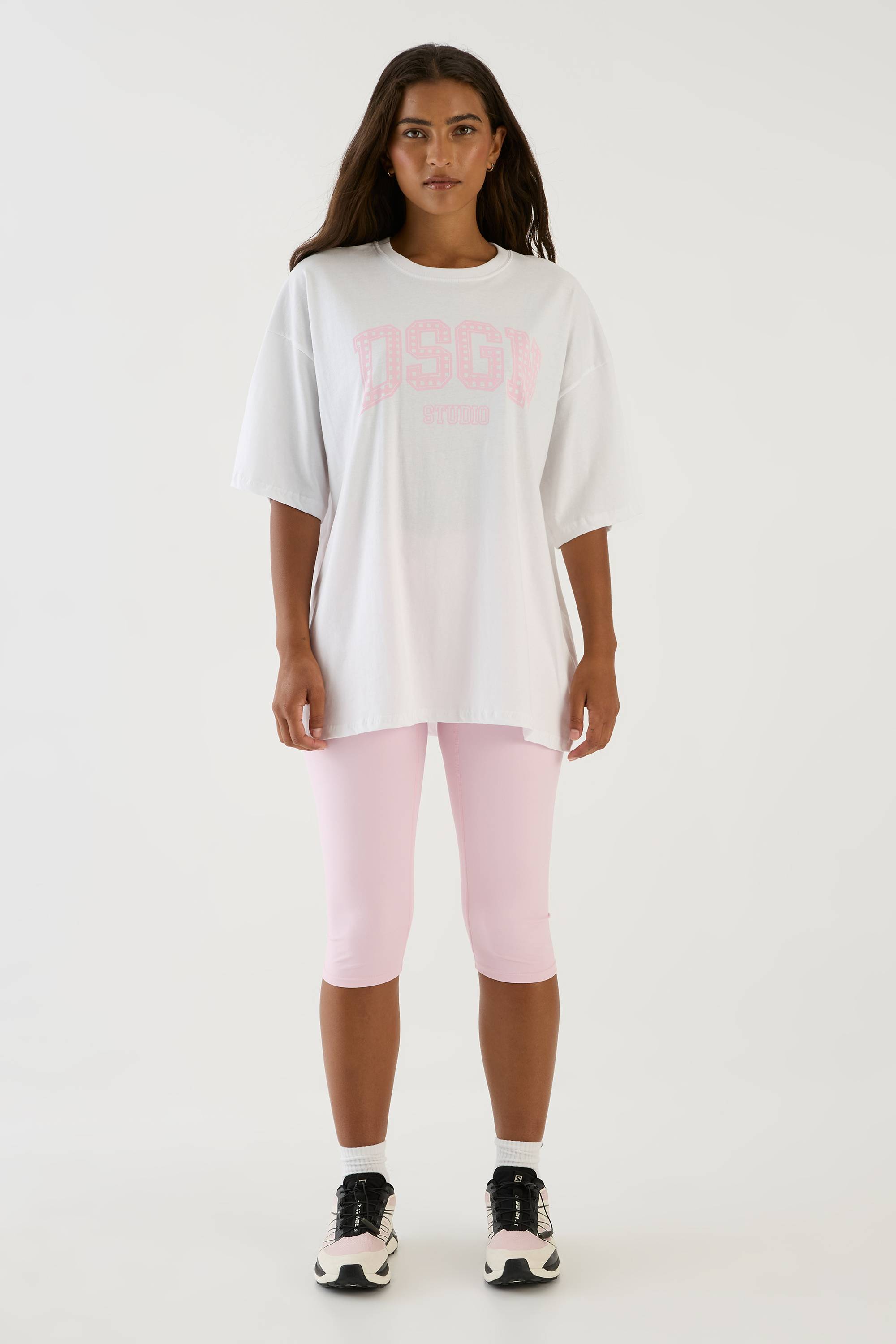 T-shirt Oversize À Imprimé Vichy Collegiate Dsgn Studio