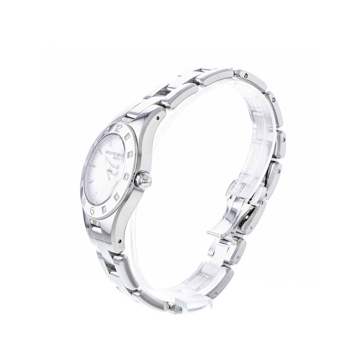 Montre d'occasion Baume et Mercier Linea femme acier