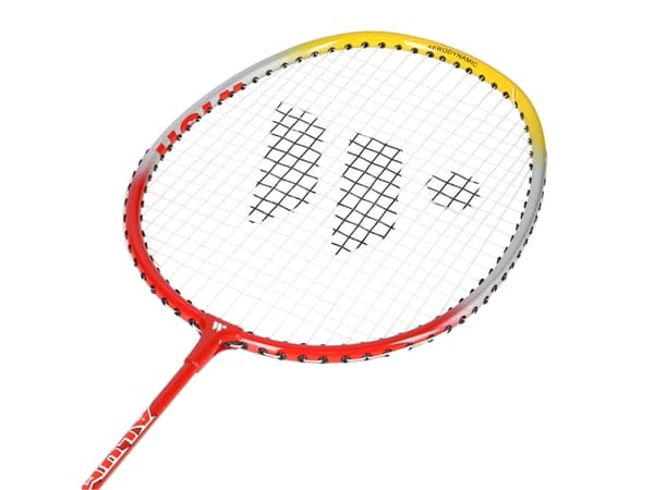WISH ALUMTEC 366K BADMINTON RACKETTER RØD+GUL, BLÅ+HVITT ØNSKE