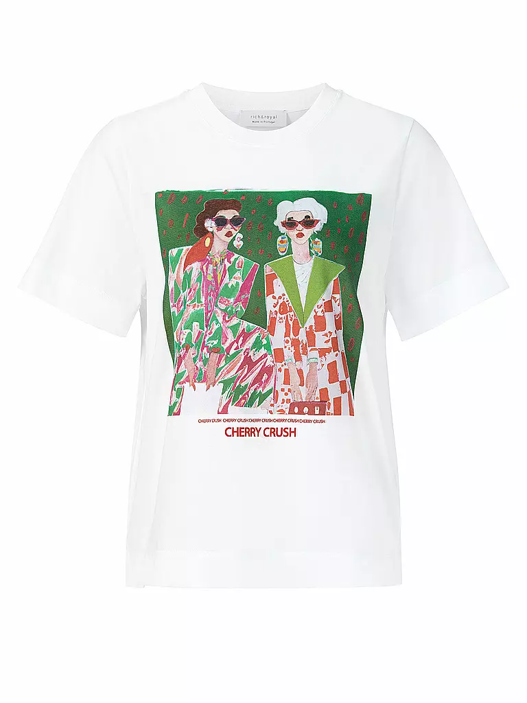 RICH & ROYAL T-Shirt weiss