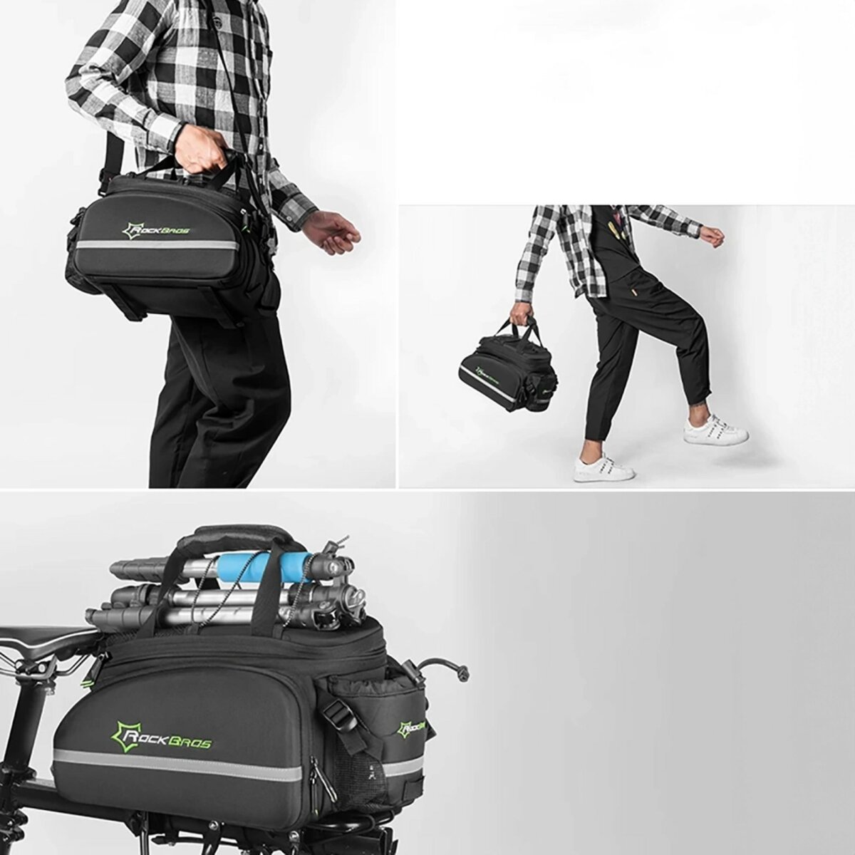 Fahrradtasche Kofferraum 35 l ausklappbaren Taschen