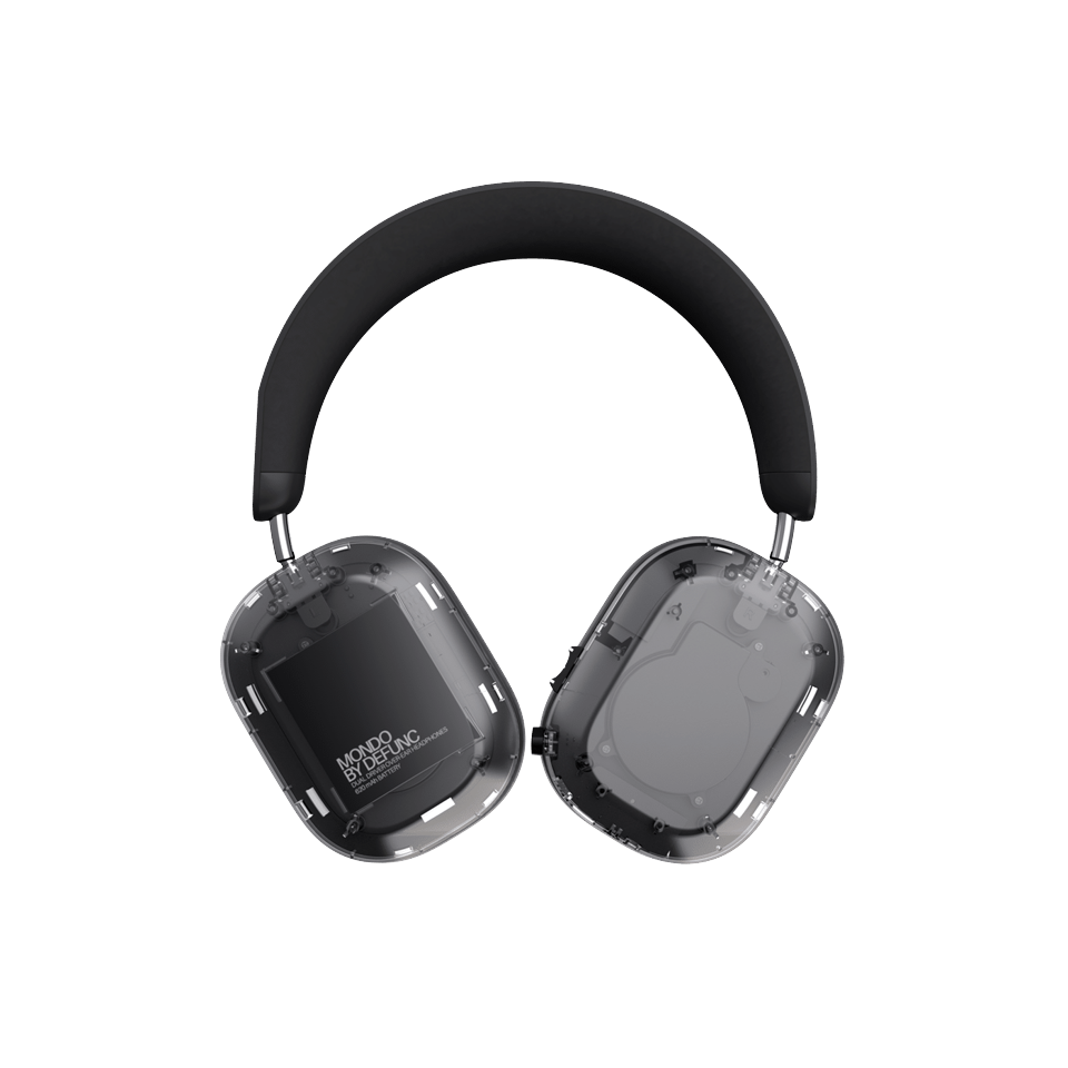 Mondo - by Defunc Over-Ear Bluetooth Headset Clear