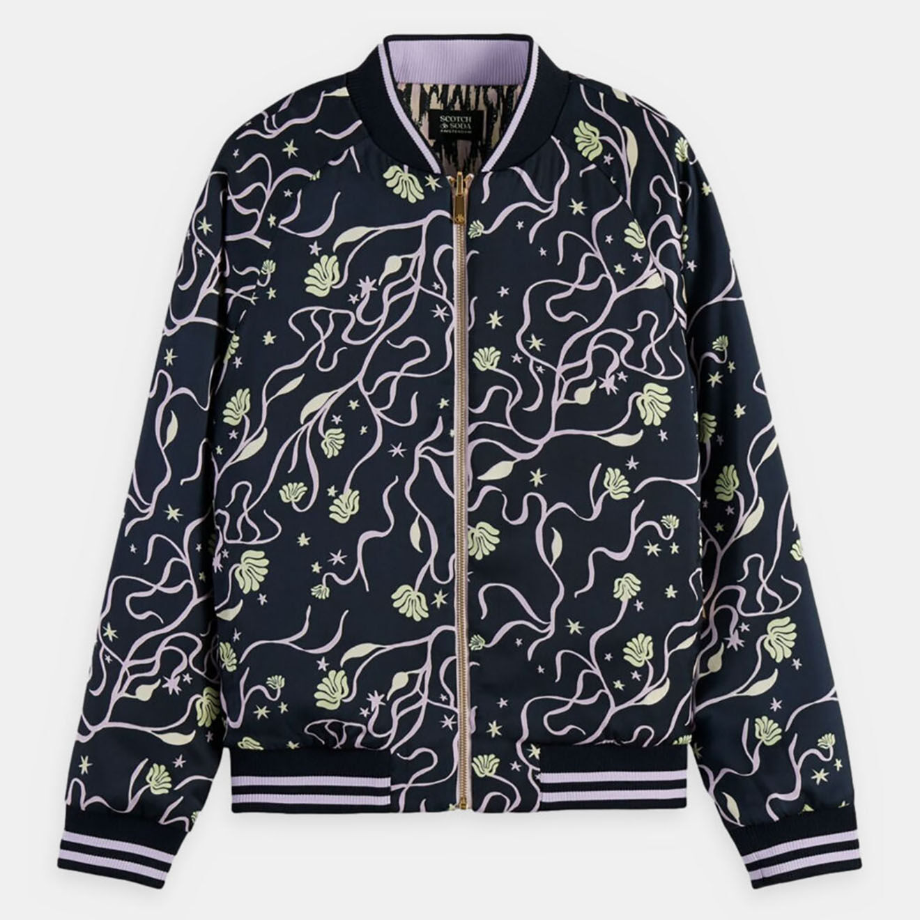 Scotch & Soda Blouson Bomber Réversible multicolore