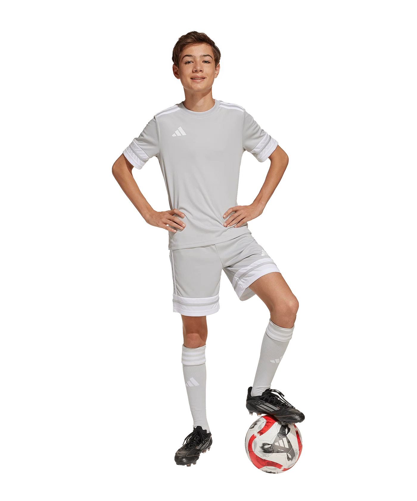 adidas Squadra 25 Trikot Kids Grau