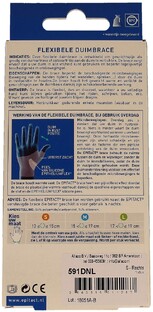 Epitact Flexibele Duimbrace Rechts Maat S 1ST