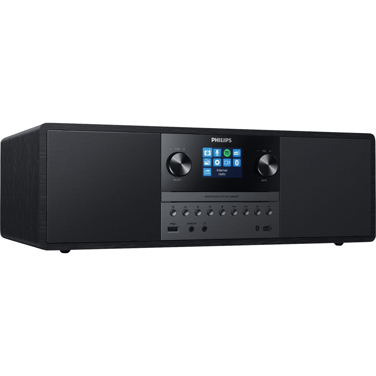 Philips Micro-HiFi Anlage TAM6805/10 Schwarz
