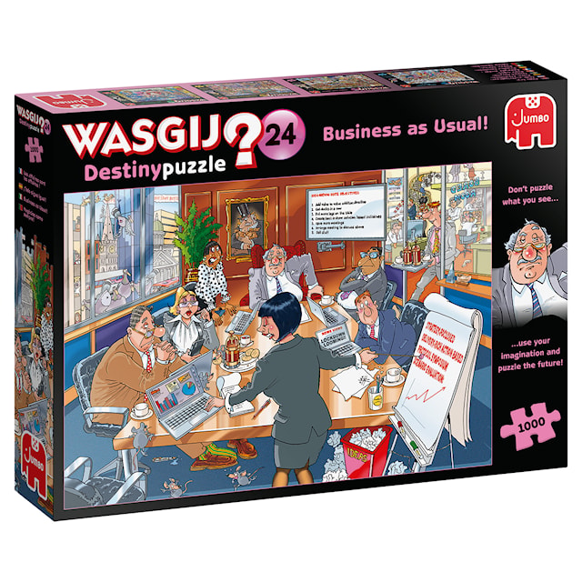 Wasgij Destiny 24 Business As Usual! Puslespill 1000 brikker, Jumbo