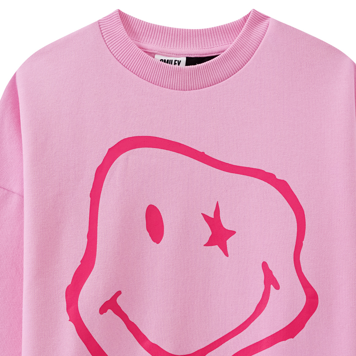Beatwear SmileyWorld Sweatshirt mit Print pink