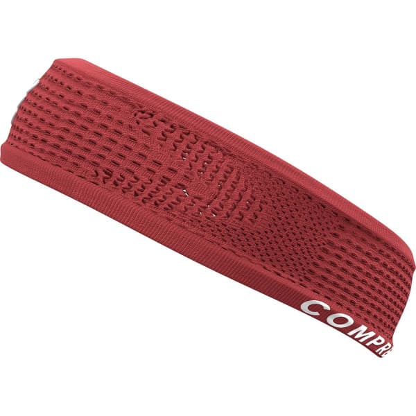 Bandeau running COMPRESSPORT THIN HEADBAND ON/OFF CORAL