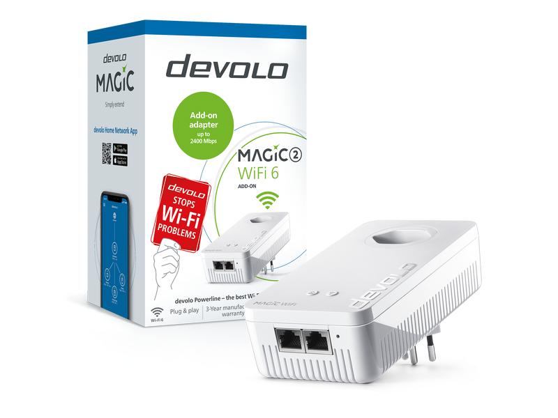 devolo Magic 2 WiFi 6 Erweiterungsadapter Ergänzungsadapter