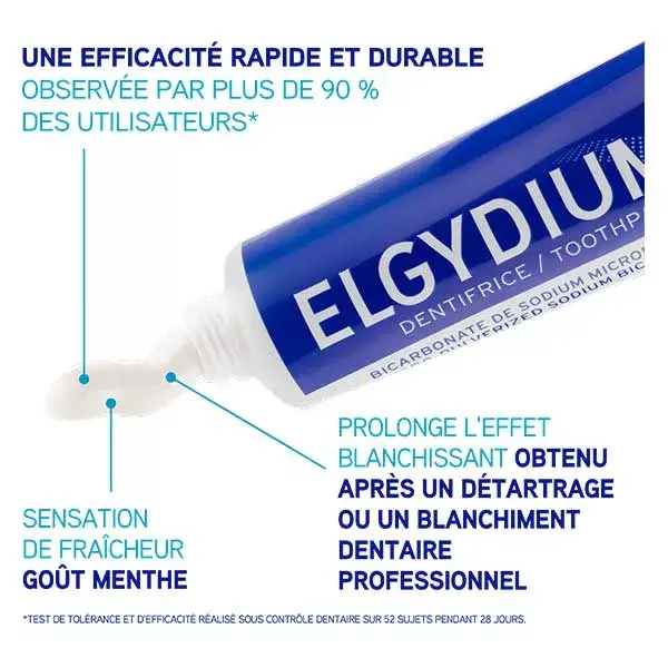 Pasta de dentes clareadora Elgydium 75ml