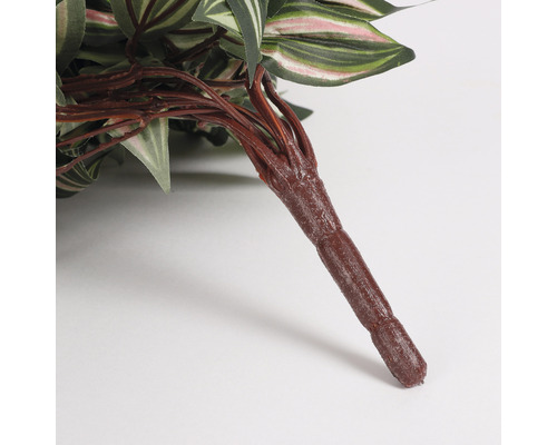 Kunstplant Tradescantia (spinkruid) H 15 cm groen