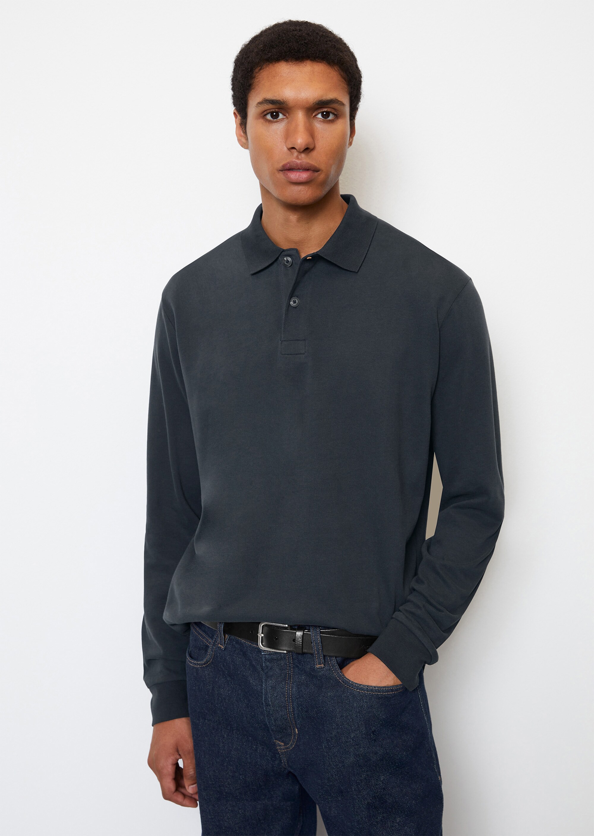 Poloshirt regular aus softem Heavy-Jersey