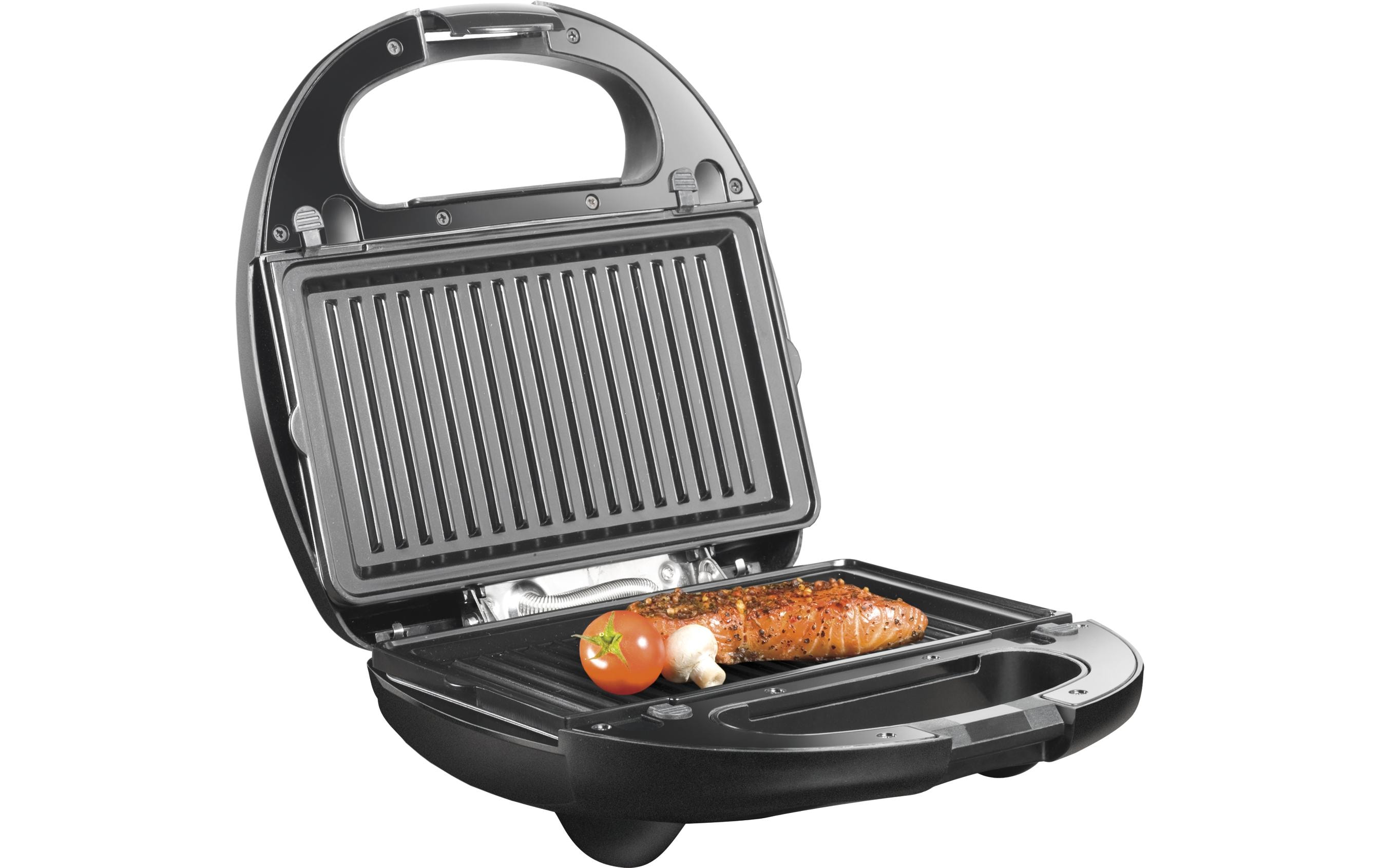 Multifunktionsgrill Multi-Grill 3-in-1 1000 WMultifunktionsgerät zum Grillen, Toasten und Backen