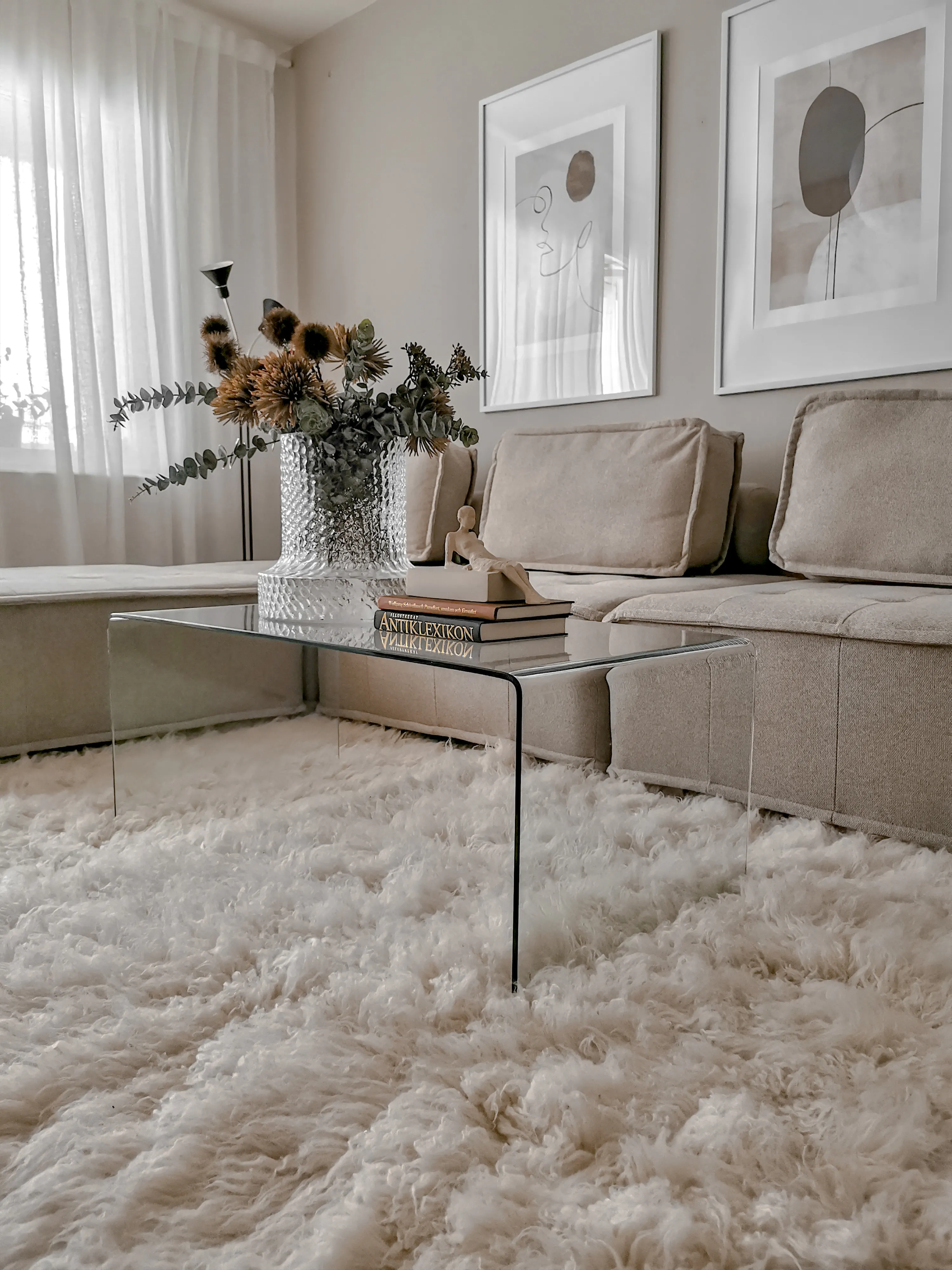 Sidetable KENDALL Veiligheidsglas Transparant