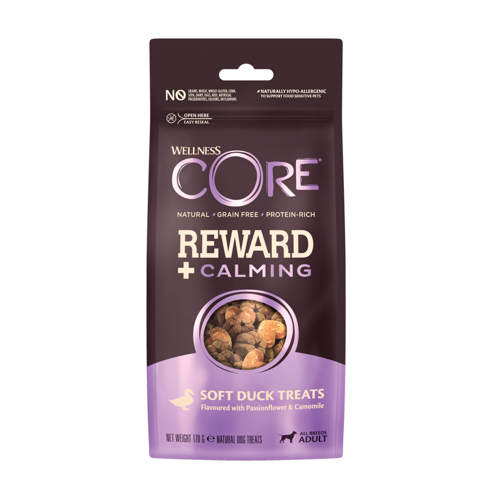 Wellness Core Reward+ Treats Duck Calming170 gr
