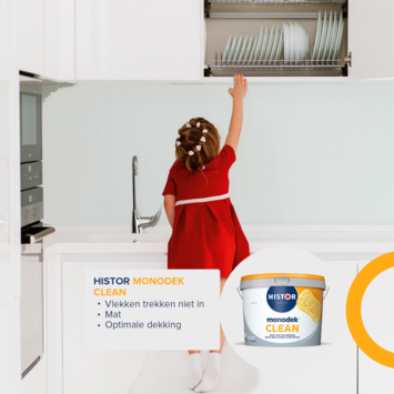Histor Monodek Clean muurverf 1 liter