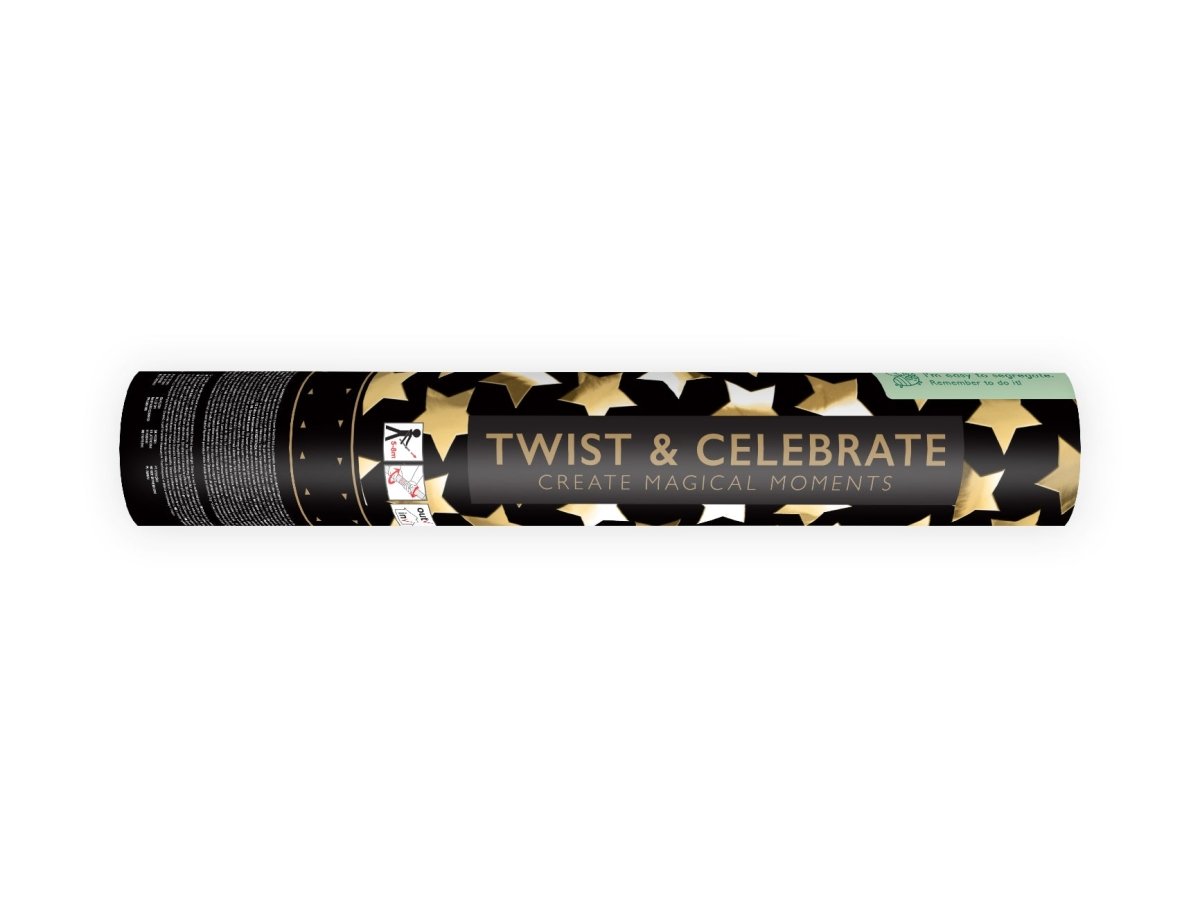 Ster Confetti Kanon Goud 28cm