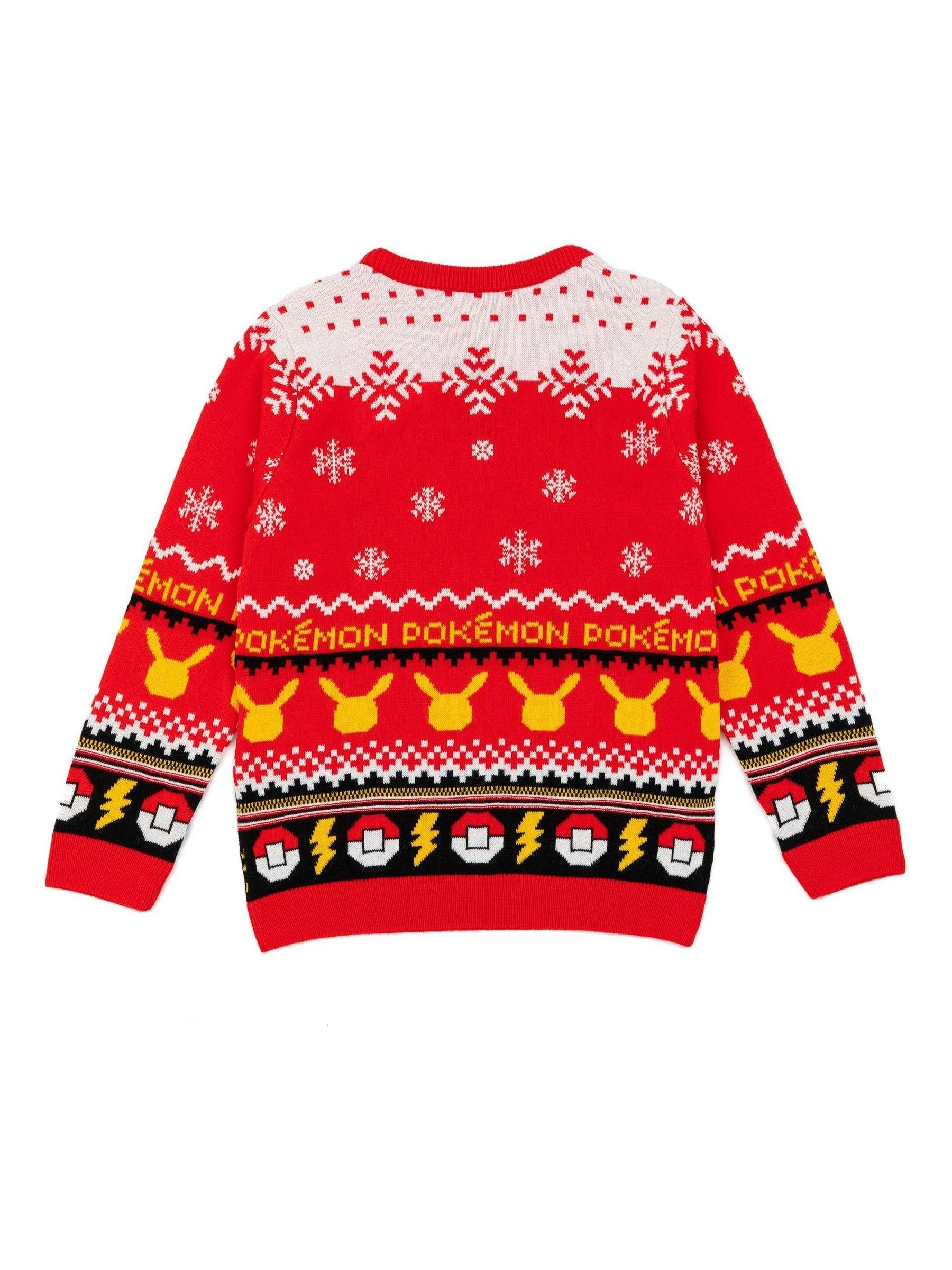 Vanilla Underground Pokemon Pikachu Knitted Christmas Jumper