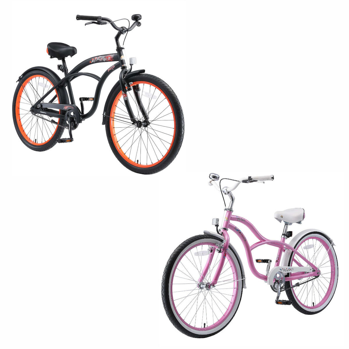 Star Trademarks Bikestar Cruiser Kinderfahrrad 24 Zoll