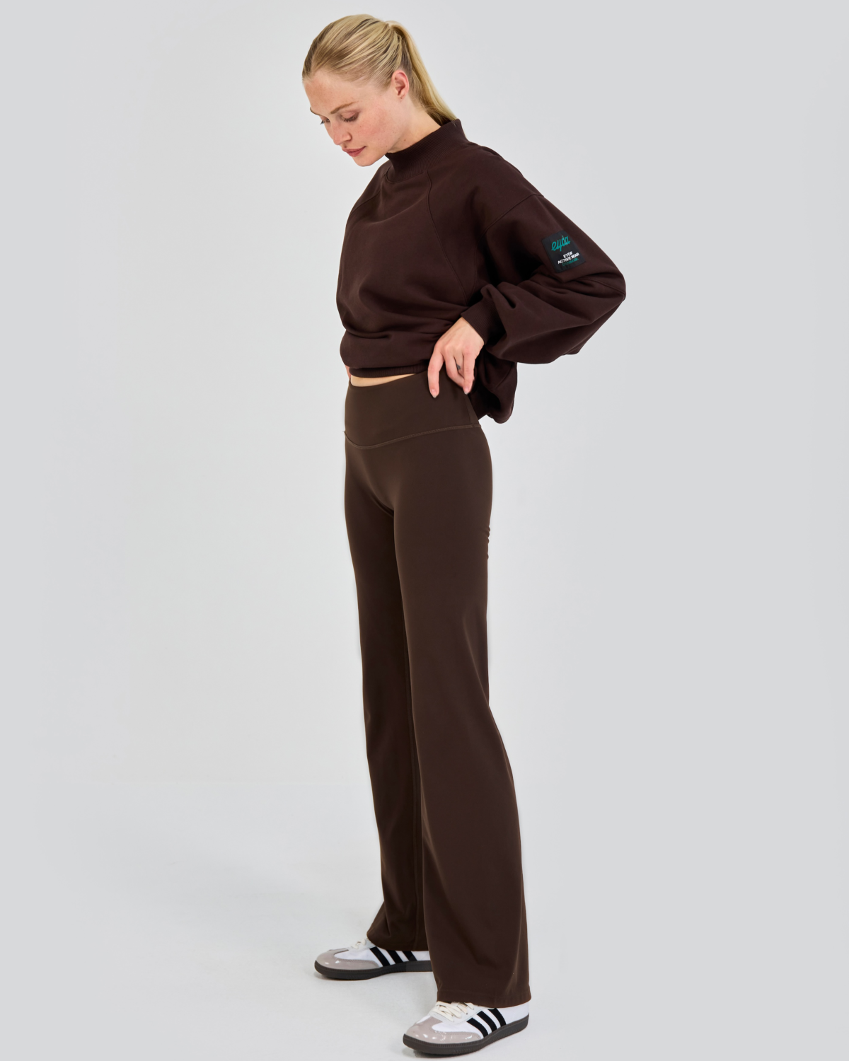 Eyda Ellie Flare Pants Brown