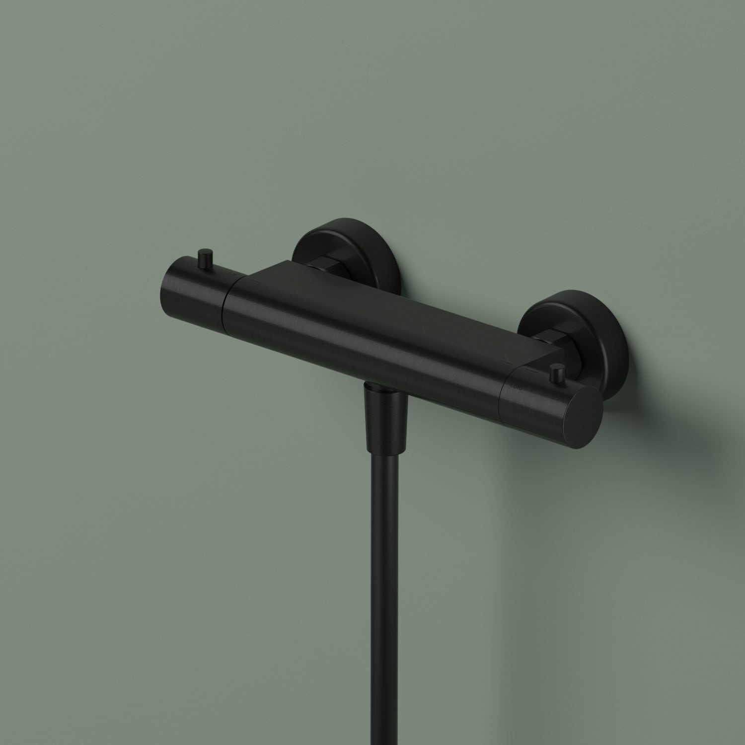Hotbath ACE thermostatische douchekraan zwart geborsteld PVD