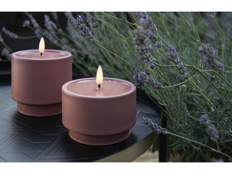 STT Ambiente Candle Set Mauve LED-Kerzen Set