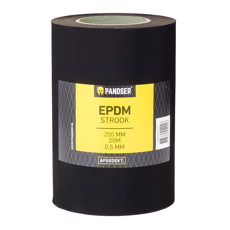 EPDM rubber stroken UV-bestendig 20m 600x0,5mm 12m2
