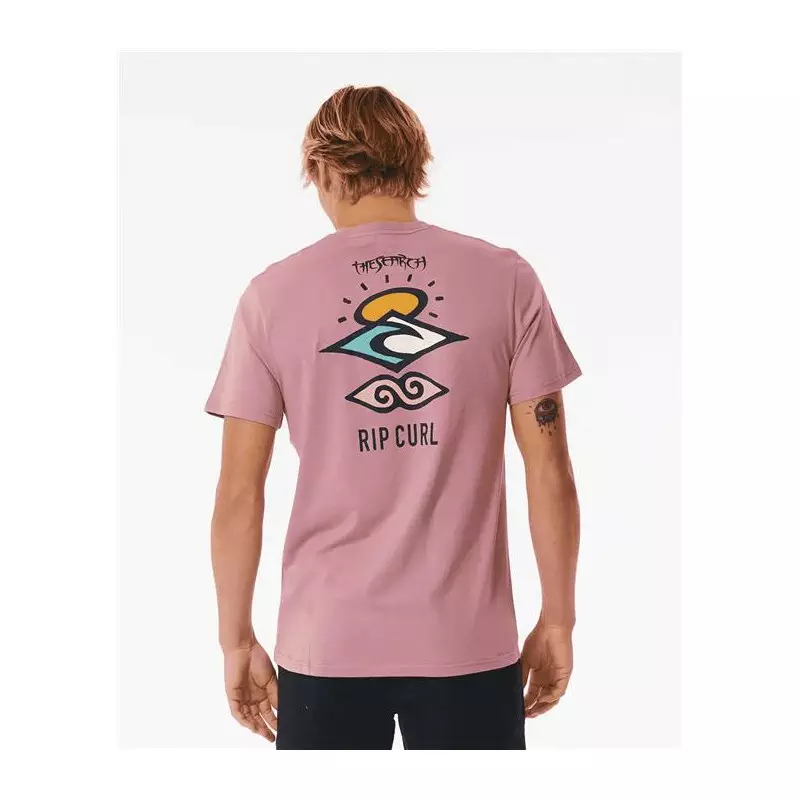 Teeshirt RIPCURL Search Icon Tee Mauve